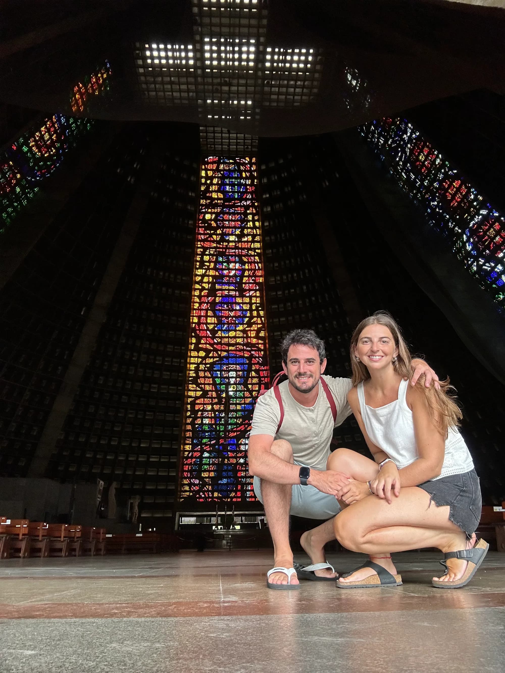 En la catedral de Río de Janeiro
